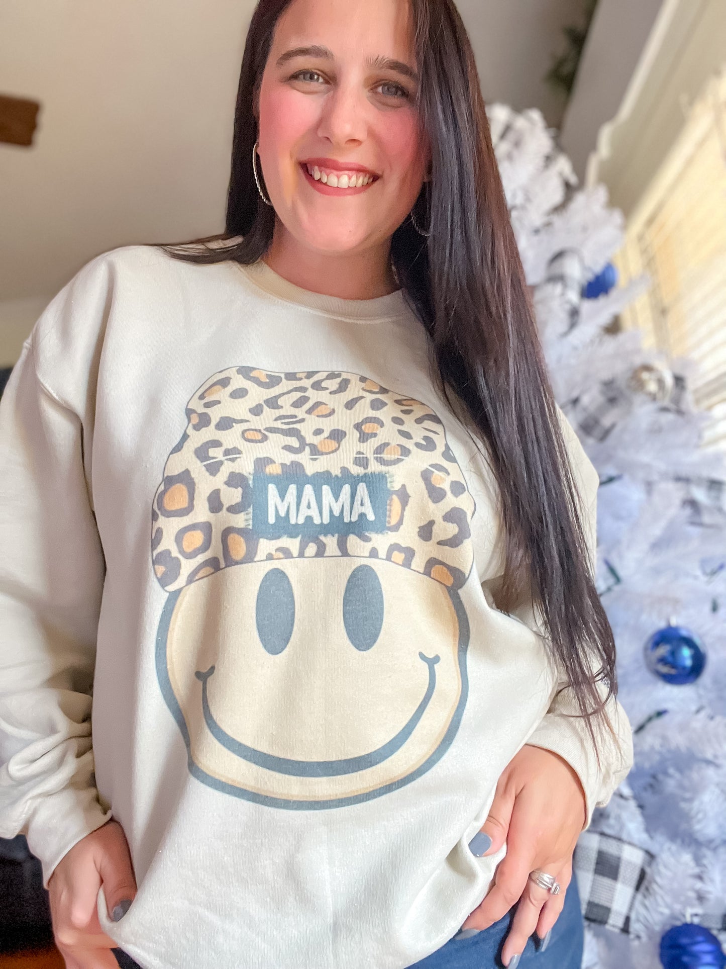 Mama Smiley- crewneck