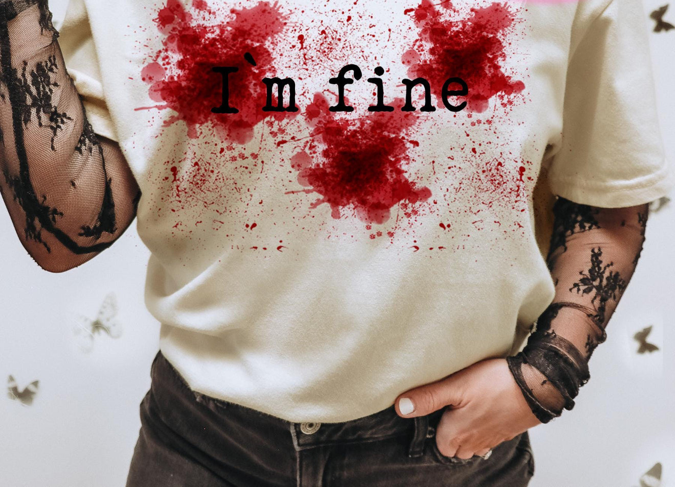 I’m fine-graphic Tee