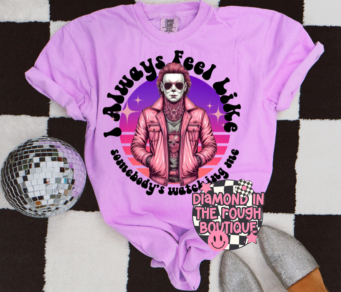 Michael myers somebodys watching me -Comfort Color