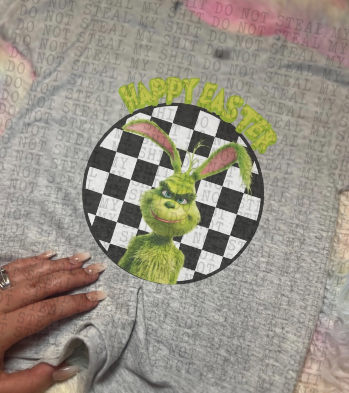 Green Guy Easter-(bleached or solid)Youth Tee