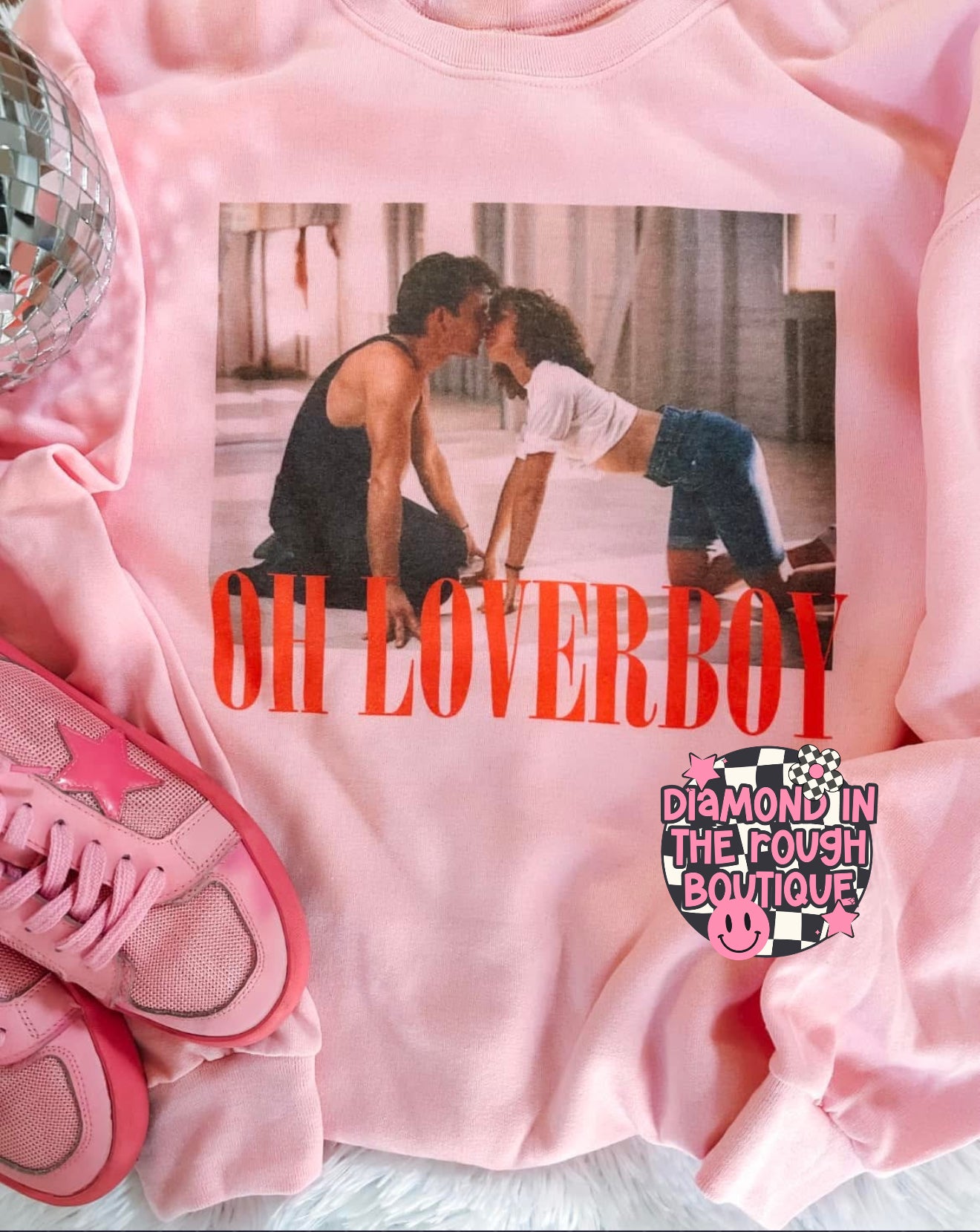 Oh loverboy -Crewneck