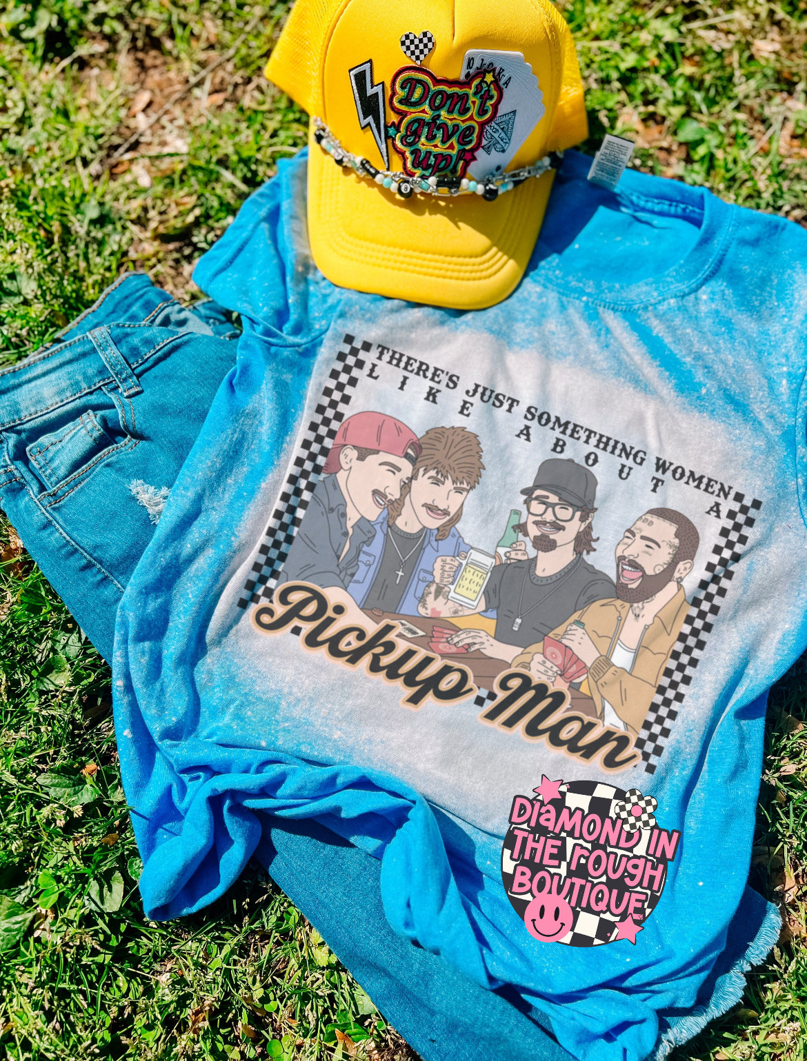Pick up man-Bleached tee