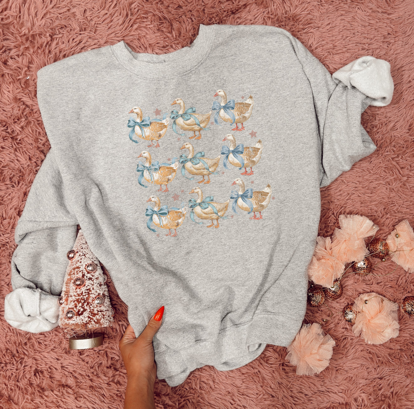 Vintage geese-Crewneck