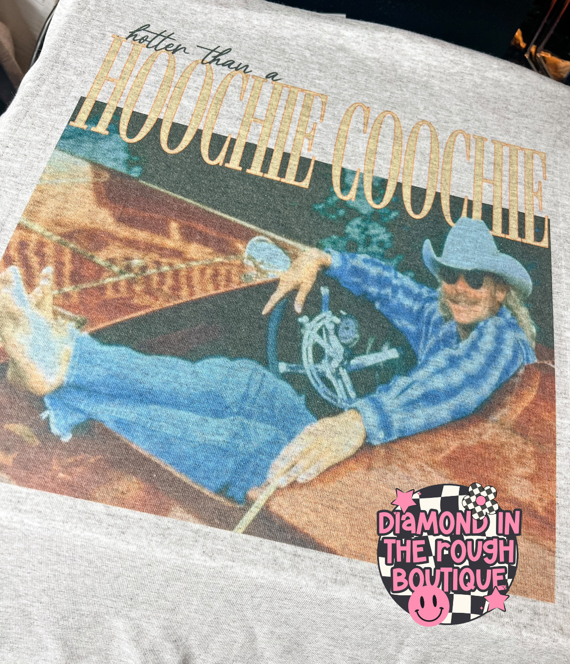 Hotter than a hoochie coochie-graphic tee