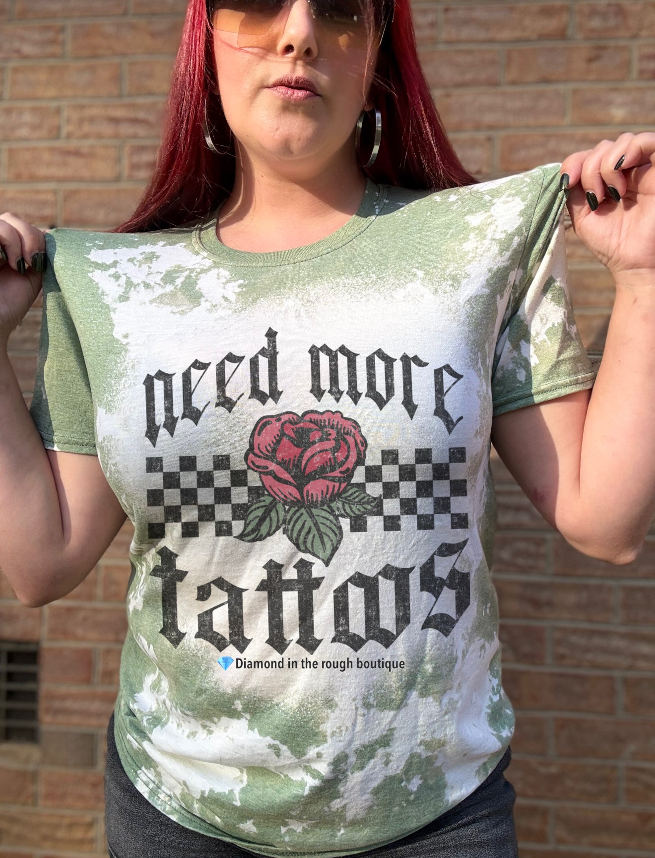 Need more tattoos-bleached tee