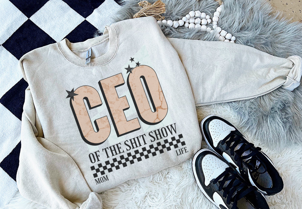 CEO of the shit show-crewneck