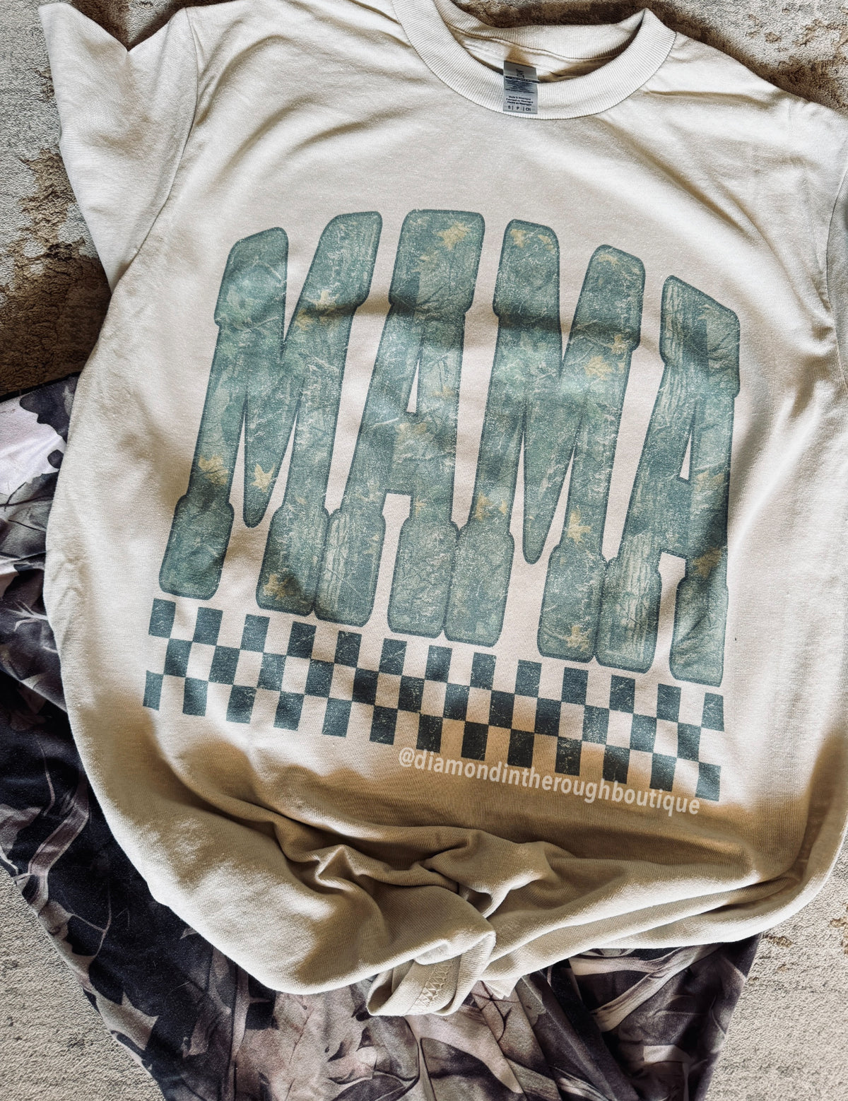 Camo Mama-graphic tee