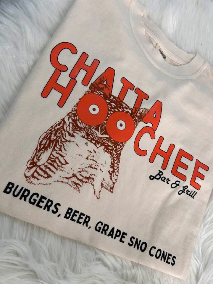 Chatta HOOchee-graphic tee