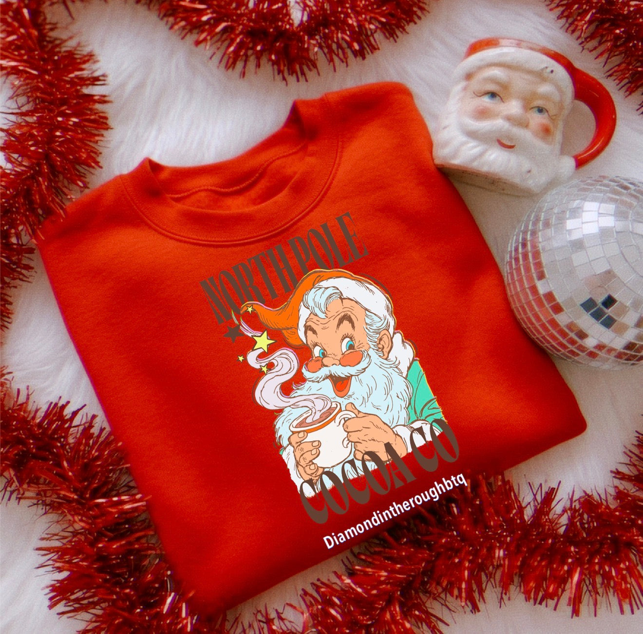 North Pole cocoa-sweat shirt