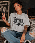 Checkered Football-graphic tee