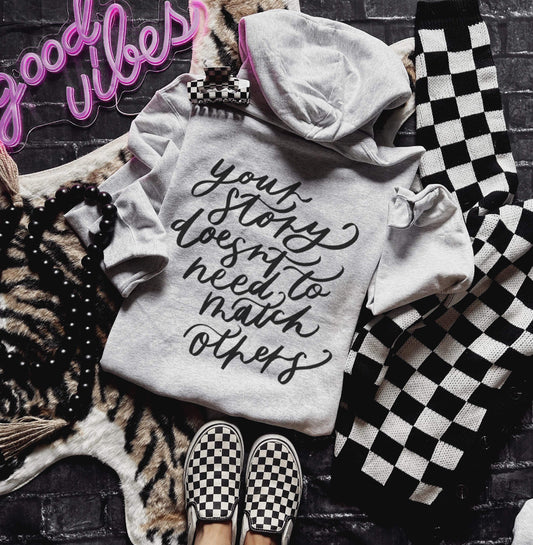 Your story-BACK OF hoodie
