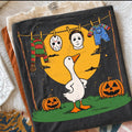 Halloween goose-graphic tee