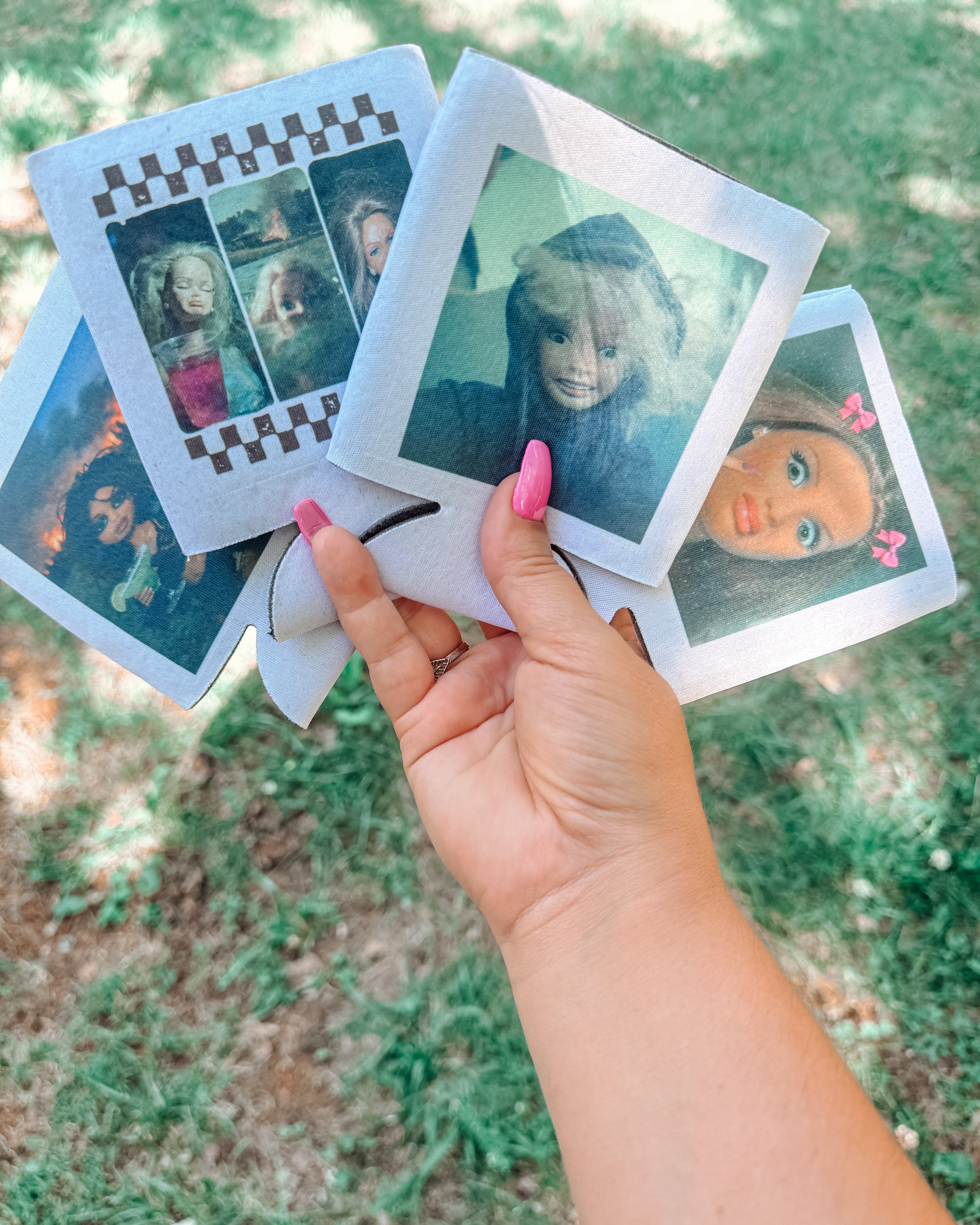 Crash out Barbie koozies-4/$10