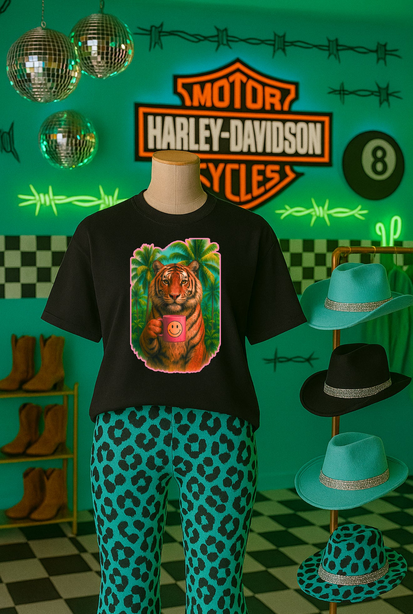 Island tiger -Tee