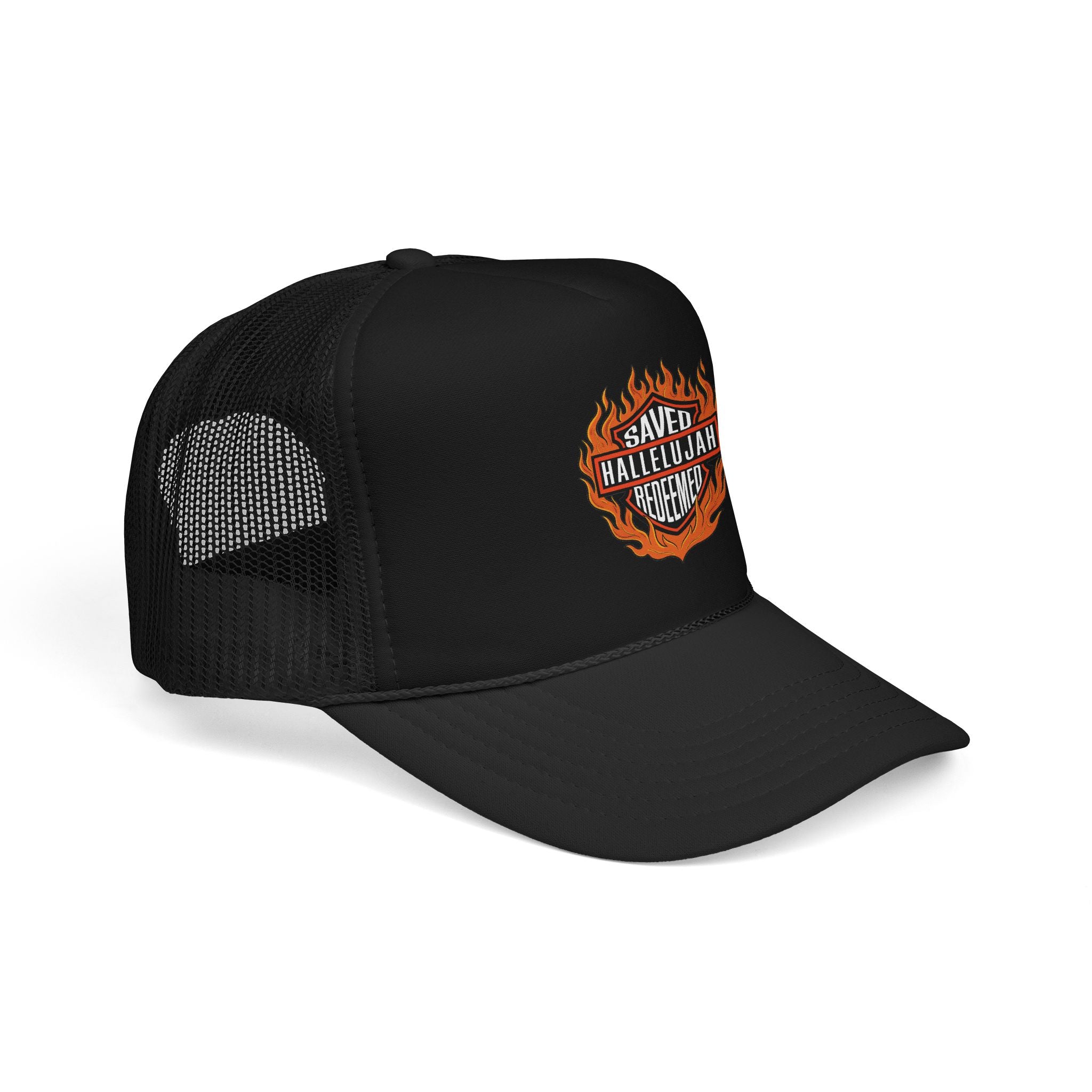 Saved Hallelujah Redeemed Foam Trucker Hat