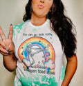 Kick rocks-bleached tee