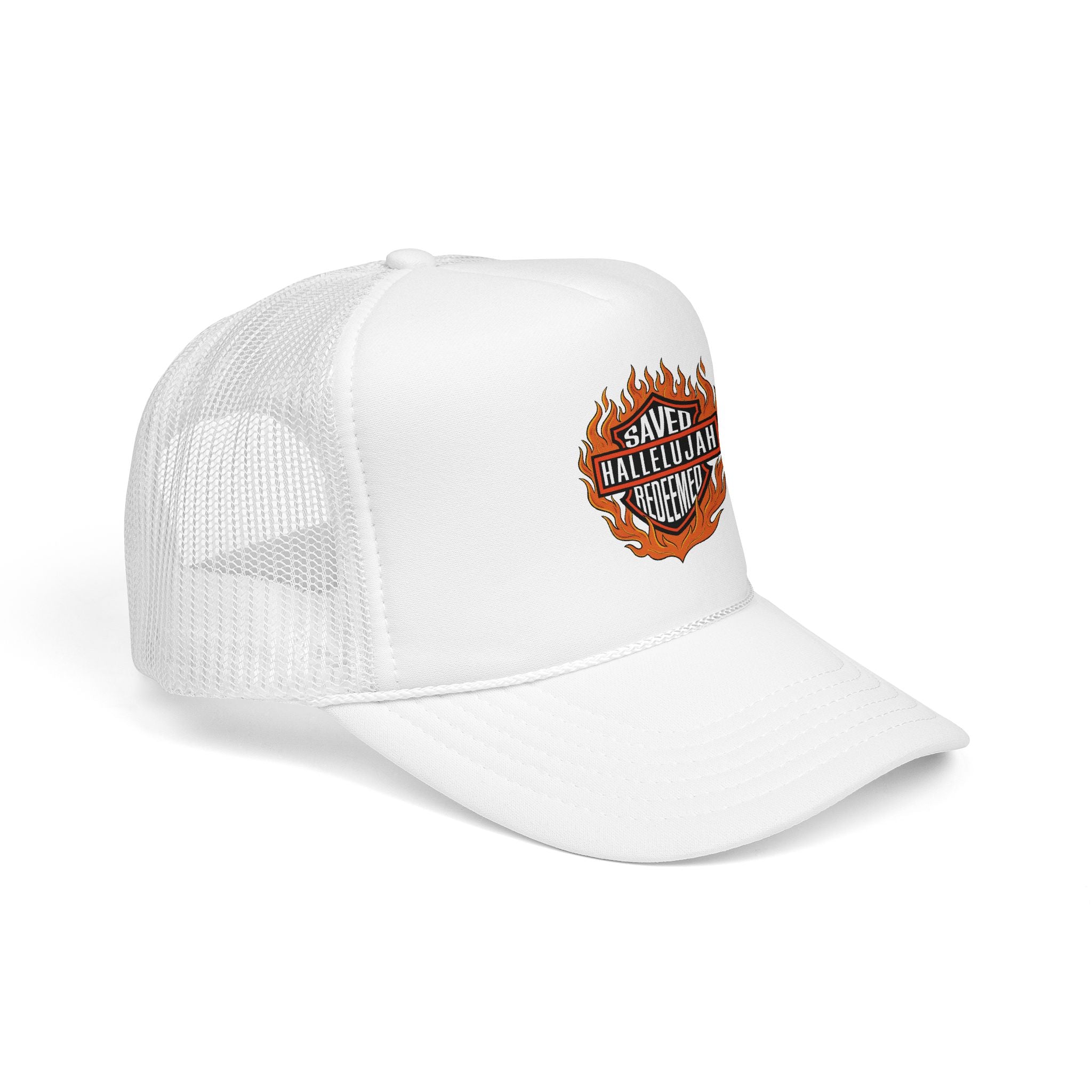 Saved Hallelujah Redeemed Foam Trucker Hat