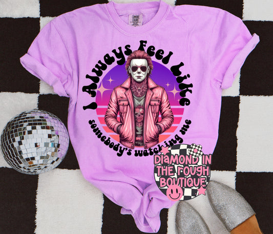 Michael myers somebodys watching me -Comfort Color