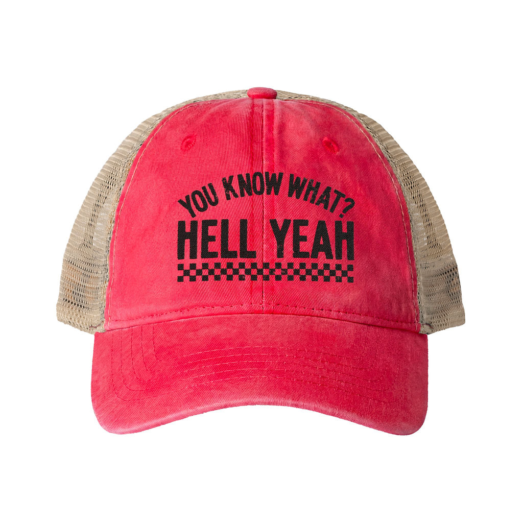 Women's Washed Mesh-Back Cap