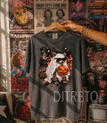 Halloween raccoon -graphic tee comfort color