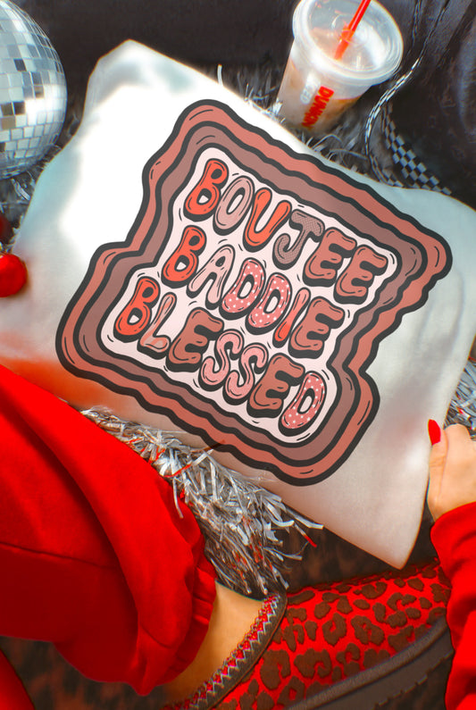 Boujee Baddie Blessed-graphic tee