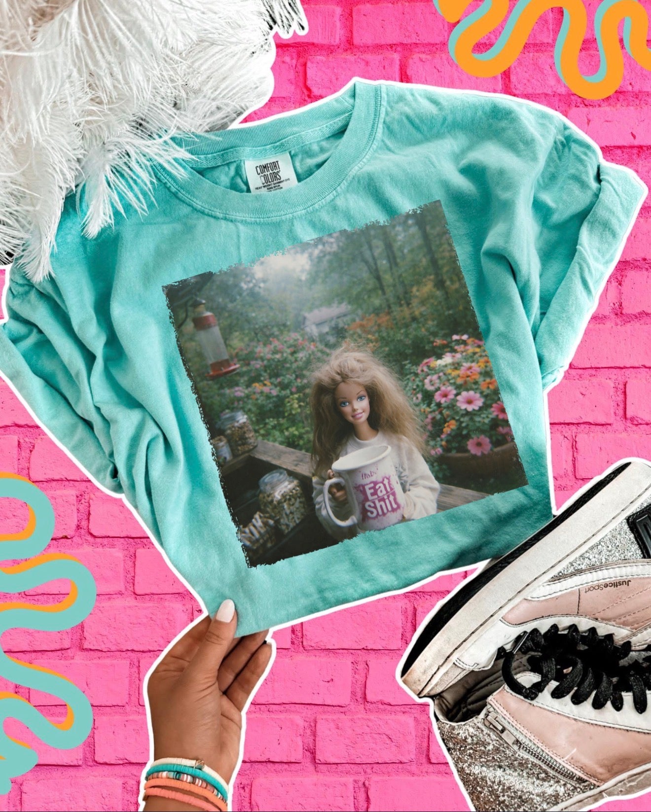 Eat sh*t barbieee-comfort color tee