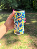 Mama sunflower-skinny can koozie