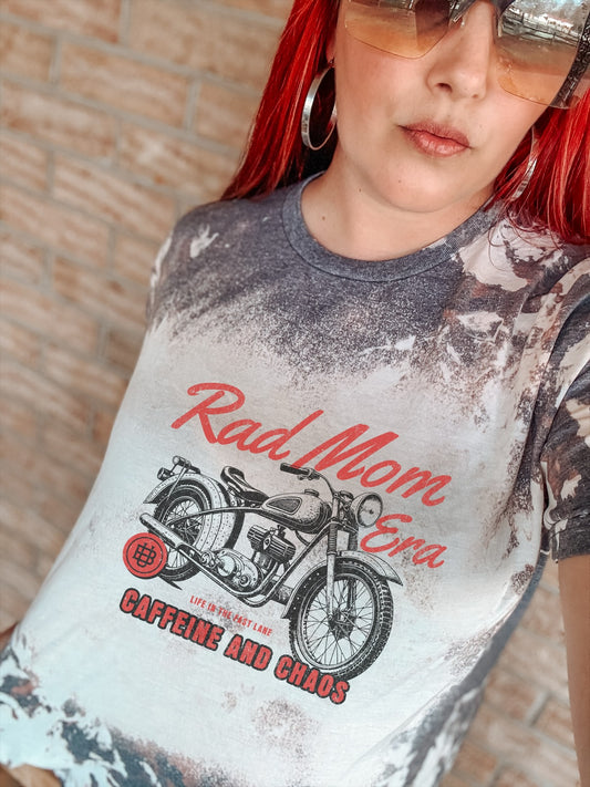 Rad mom era-bleached tee