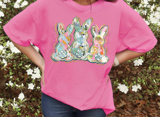 Brushstroke bunny-Graphic Tee