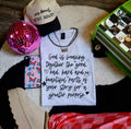 God is weaving together the good-graphic tee