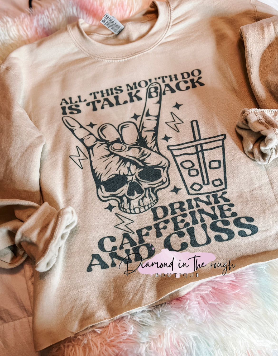Talk Back, Caffeine & Cuss-Cropped Crew