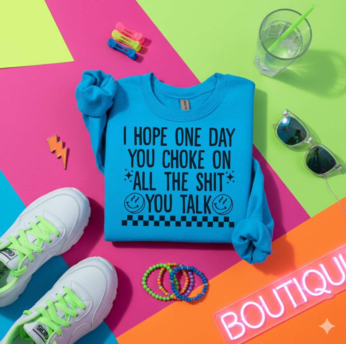 I hope one day you choke-sweatshirt