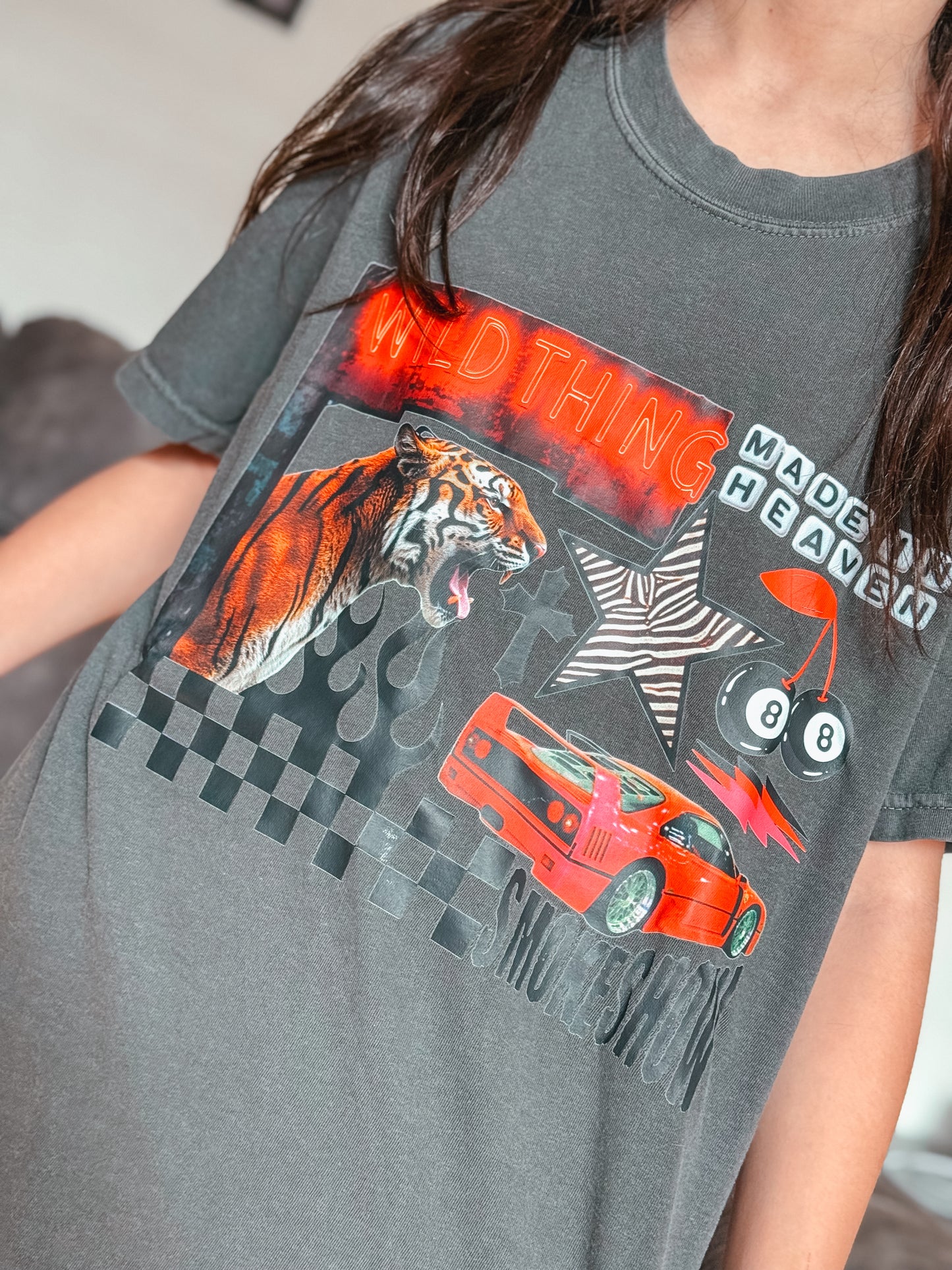 Smoke show collage -graphic tee