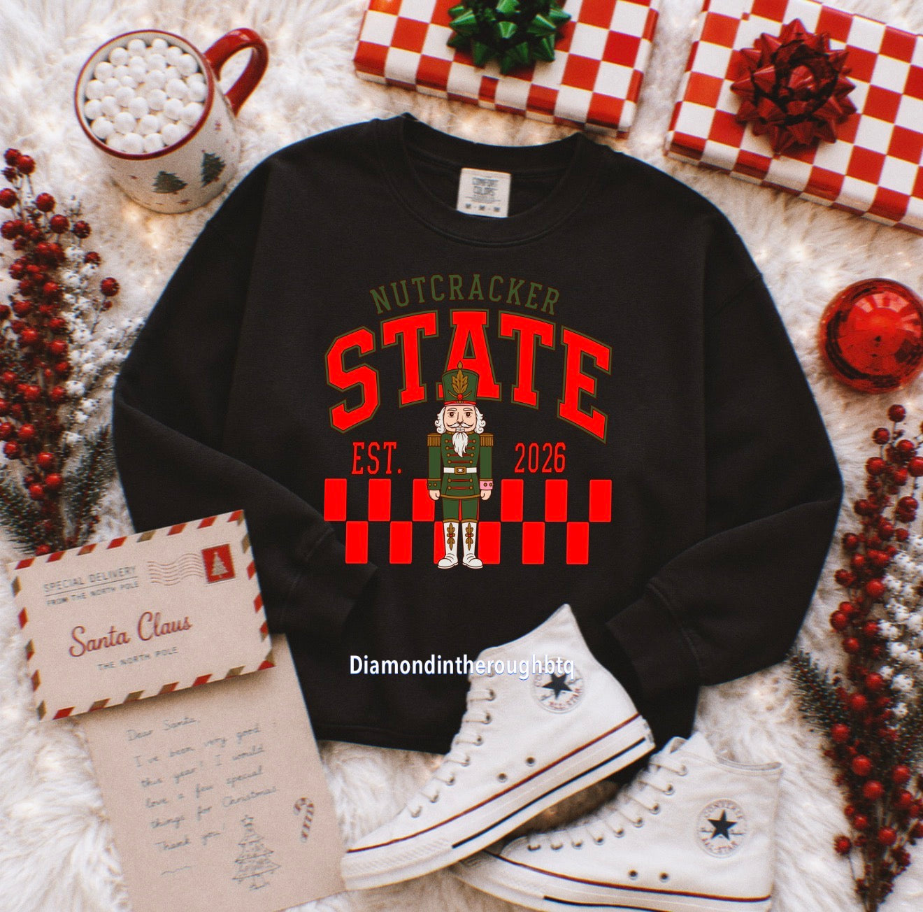 Nut cracker state -sweat shirt