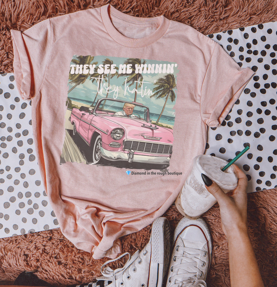 They see me rollin trump-Graphic Tee