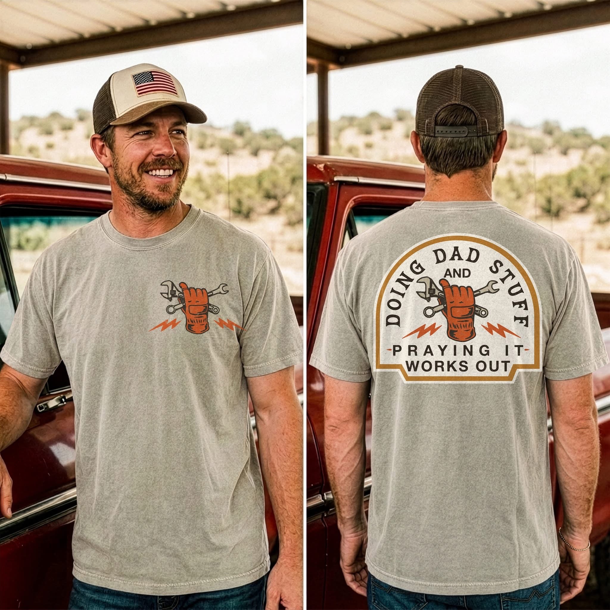 Doing Dad Stuff-graphic tee