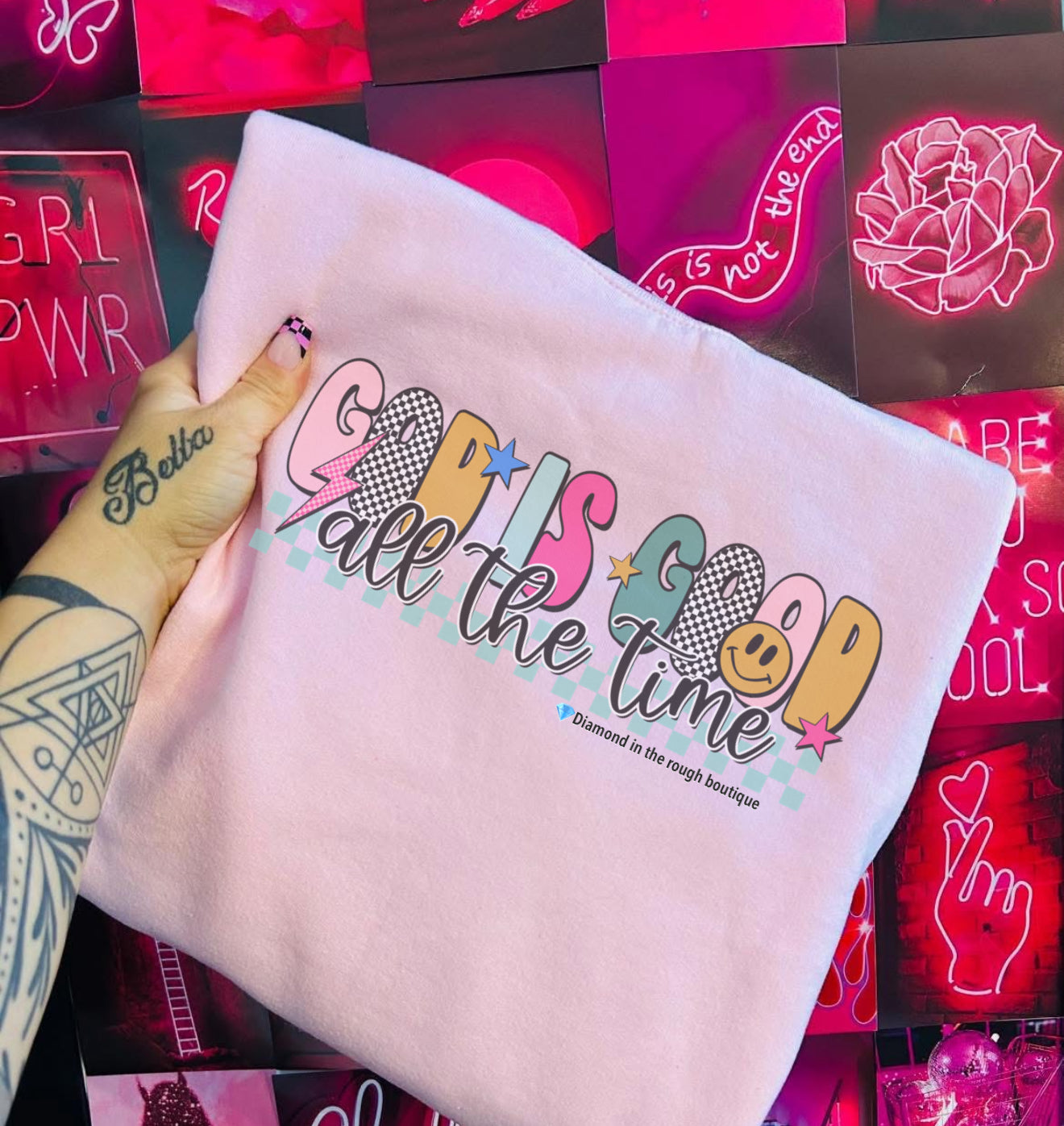 God is good all the time-graphic tee