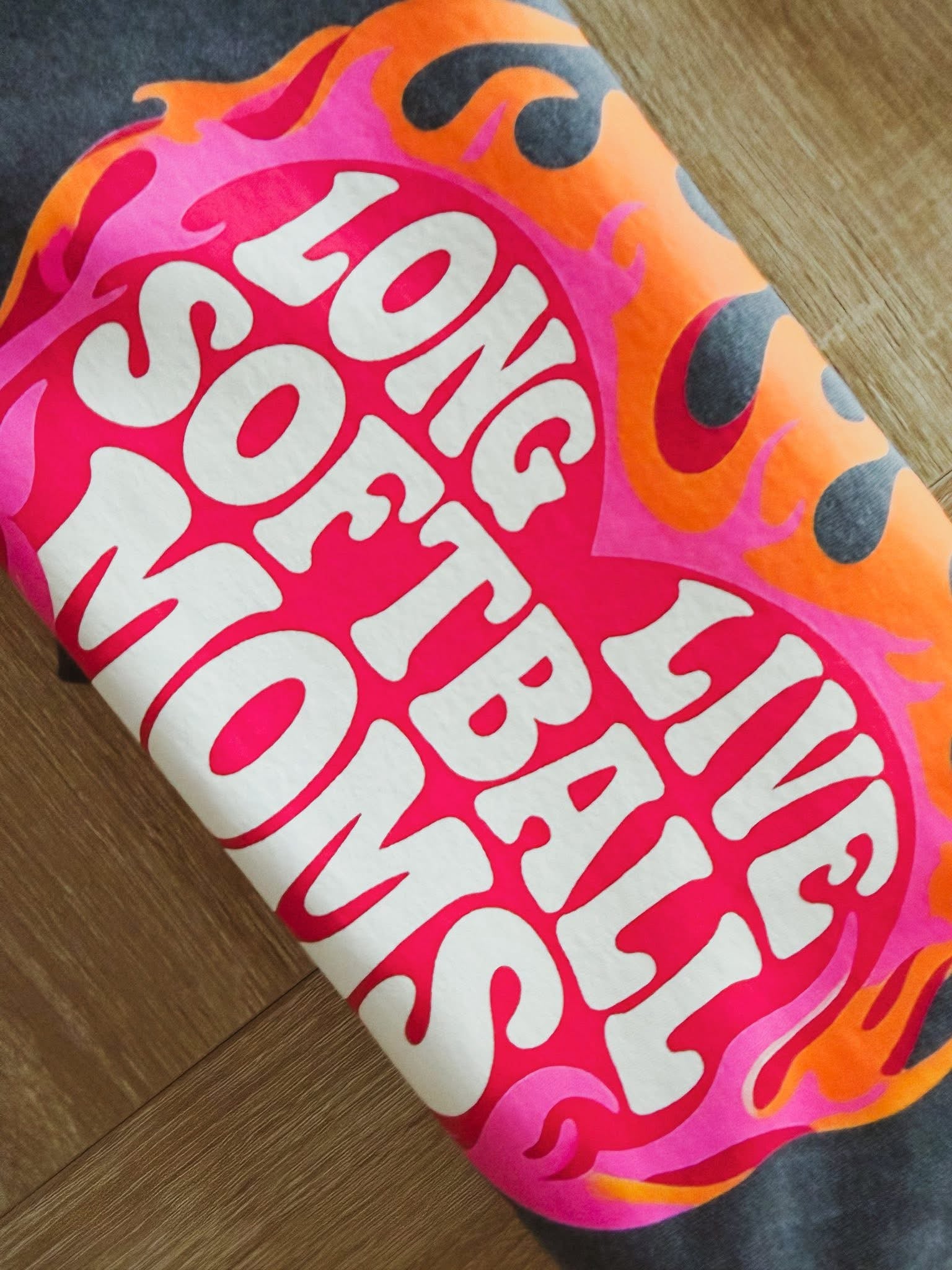 Long live softball moms-comfort color tee