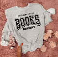 Thinking about books 24/7-crewneck