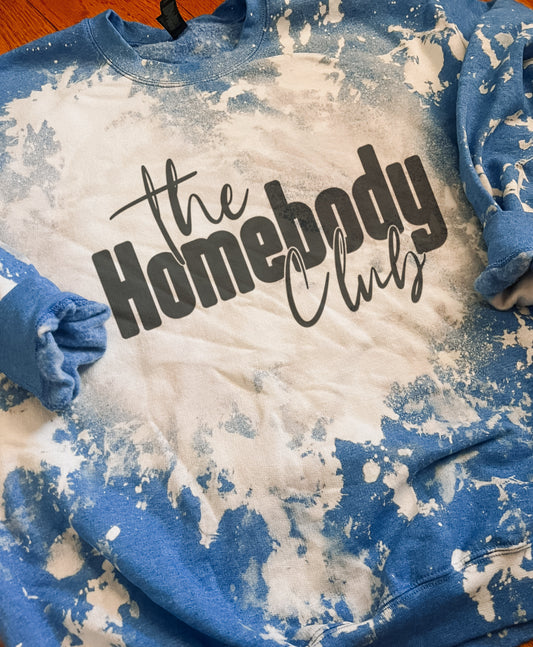 The homebody club-bleached sweatshirt