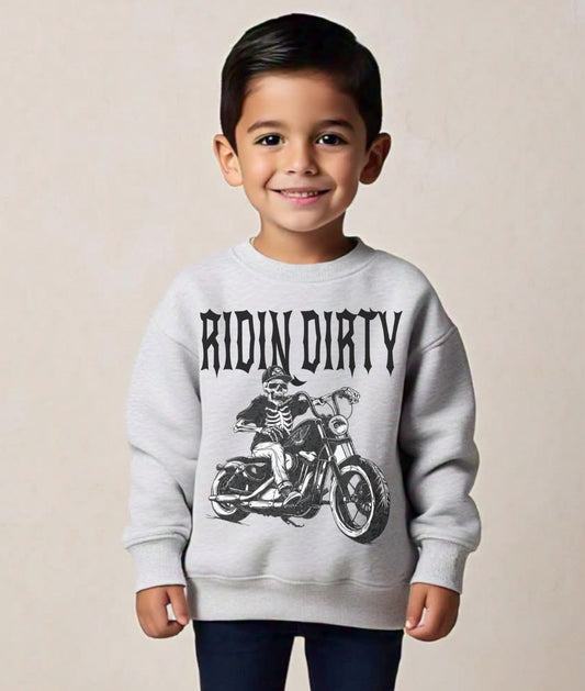 Ridin dirty -Youth Crewneck