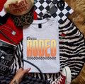 Coors rodeo checkered-graphic tee