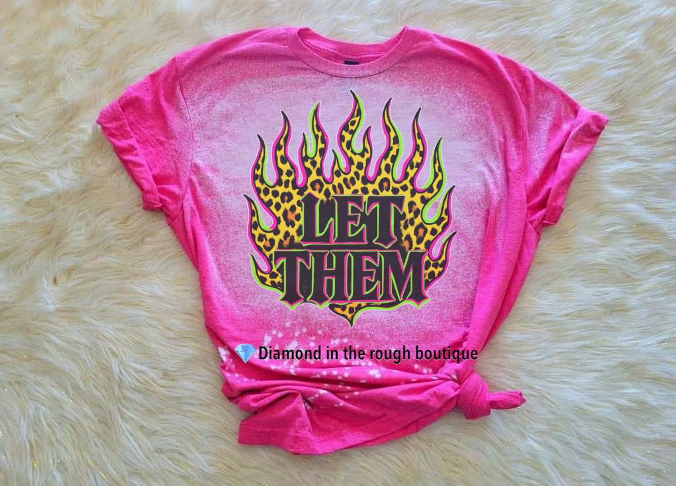 Let them-bleached tee