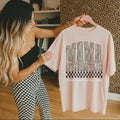 Camo Mama On Pink-graphic tee