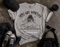 You are Worthy- ash grey graphic tee