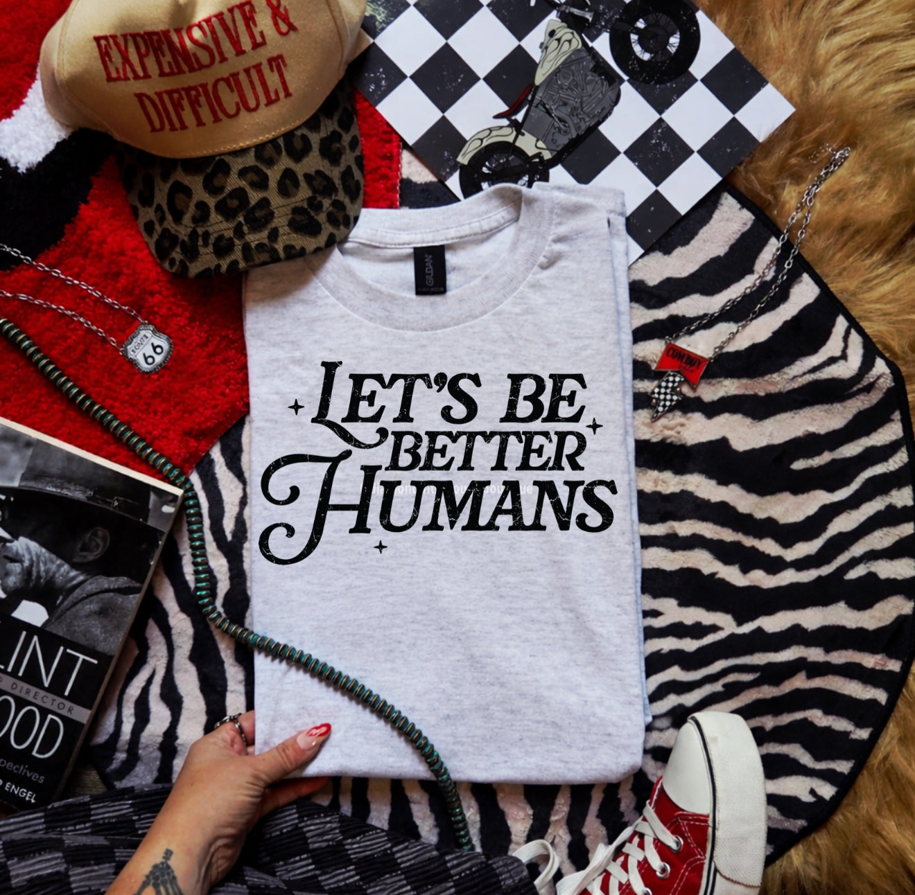 Let’s be better humans-graphic tee