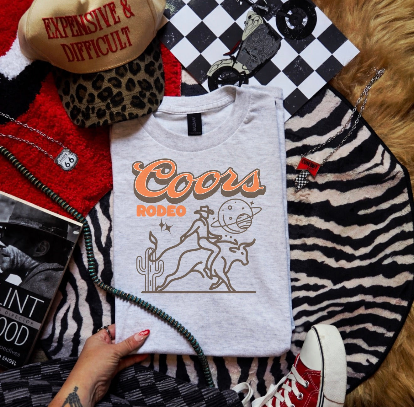 Coors rodeo-graphic tee