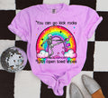 Kick rocks with open toed shoes-comfort color tee