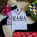 Mama w/cursive-graphic tee