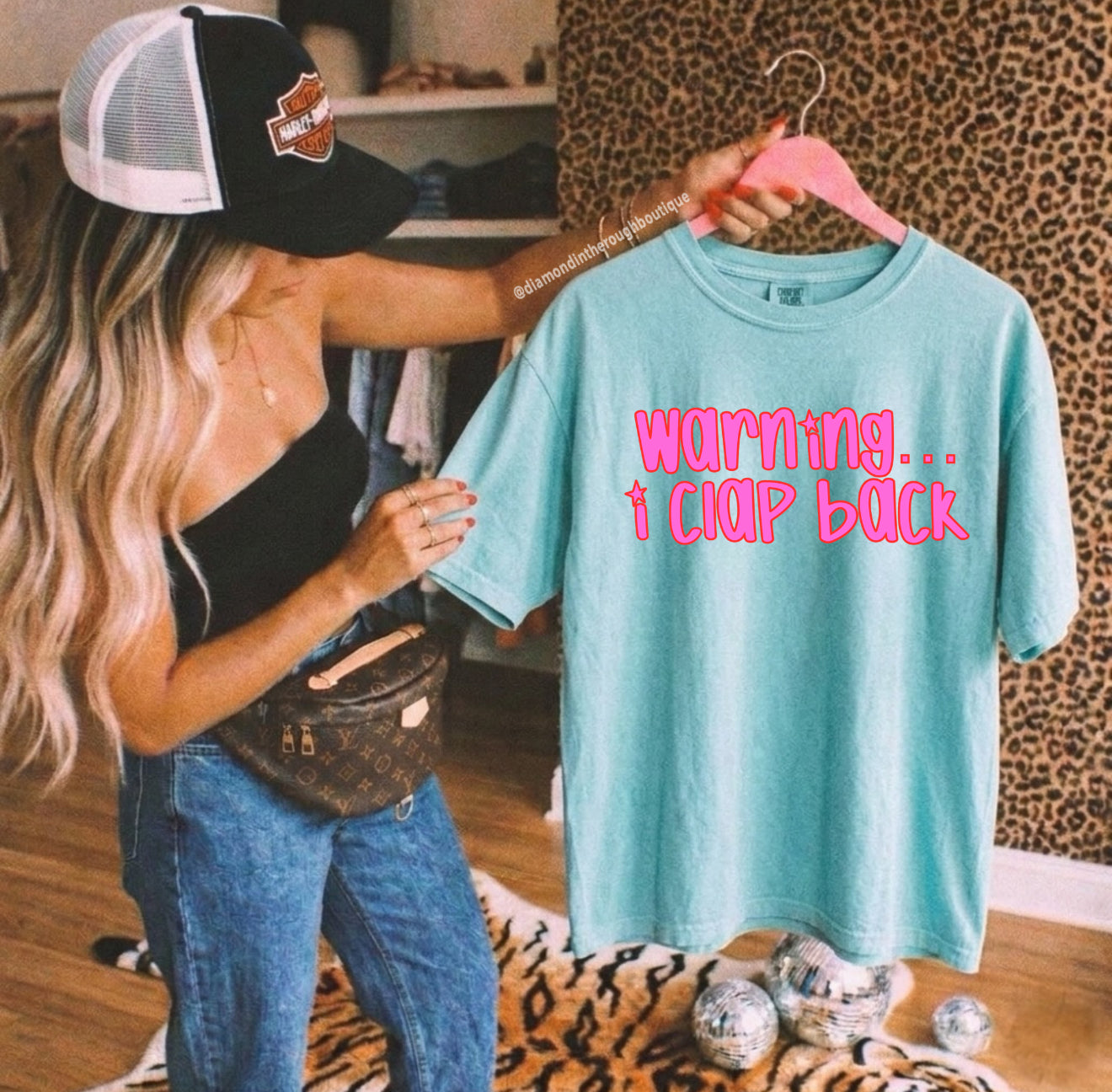 Warning, I Clap Back-comfort color tee